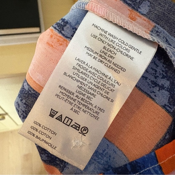 MAEVE ANTHROPOLOGIE The Bettina Tiered Shirt Dress Buttondown Blue Plaid Size XS - Picture 9 of 12